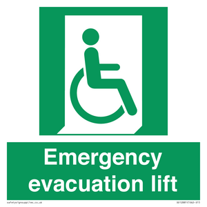 Emergency evacuation lift
